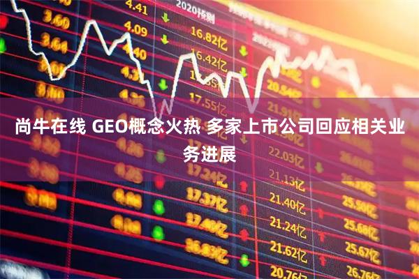 尚牛在线 GEO概念火热 多家上市公司回应相关业务进展