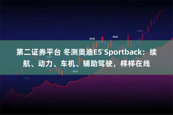 第二证券平台 冬测奥迪E5 Sportback：续航、动力、车机、辅助驾驶，样样在线