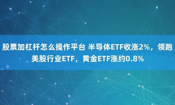 股票加杠杆怎么操作平台 半导体ETF收涨2%，领跑美股行业ETF，黄金ETF涨约0.8%